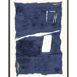 Marie Dumas Abstract I in Indigo