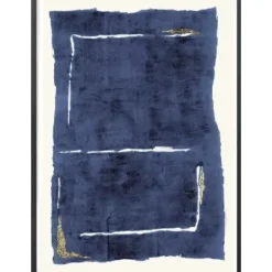 Marie Dumas Abstract III in Indigo