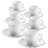 Marie Dumas Acrylic Grace Espresso Cup & Saucer - Set of 6
