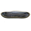 Marie Dumas Alabaster Oval Tray with Gold Rim
