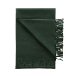Marie Dumas Alpaca Baby Forest Green Throw