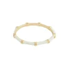 Marie Dumas Anabel Aram Bamboo Enameled Hinged Bangle