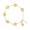 Marie Dumas Anabel Aram Butterfly Coin Charm Bracelet