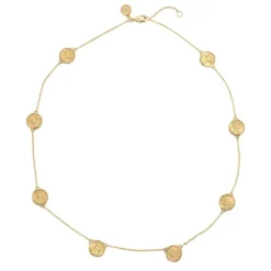 Marie Dumas Anabel Aram Butterfly Coin Necklace