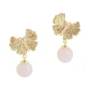 Marie Dumas Anabel Aram Butterfly Stud Earrings with Quartz