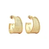Marie Dumas Anabel Aram Enchanted Forest Bark Hoop Earrings