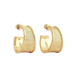 Marie Dumas Anabel Aram Enchanted Forest Bark Hoop Earrings