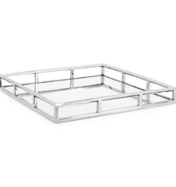 Marie Dumas Angle Edge Mirrored Square Tray