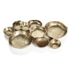 Marie Dumas Antique Gold Cluster Bowl
