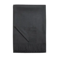 Marie Dumas Baby Alpaca Charcoal Grey Throw