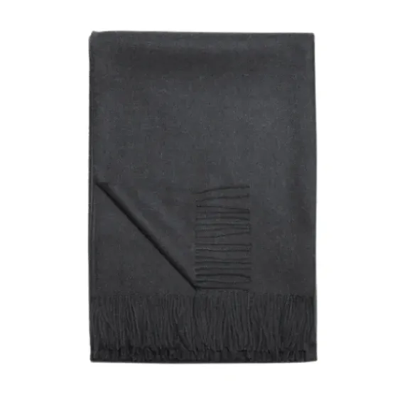 Marie Dumas Baby Alpaca Charcoal Grey Throw