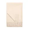 Marie Dumas Baby Alpaca Ivory Throw