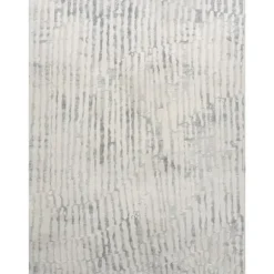 Marie Dumas Bailey Ivory & Grey Rug 3 x 5"