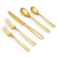 Marie Dumas Ballet Matte Gold Flatware