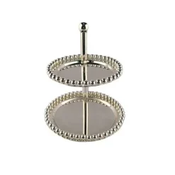 Marie Dumas Beaded 2-Tier Tray