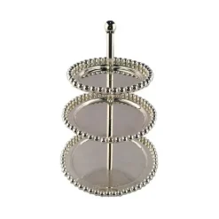Marie Dumas Beaded 3-Tier Tray