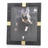 Marie Dumas Black Bone with Brass 8 x 10 Picture Frame