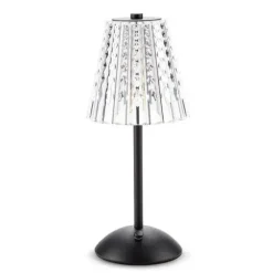 Marie Dumas Black Crystal Shade Lamp