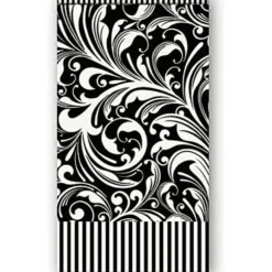 Marie Dumas Black Florentine Hostess Napkins