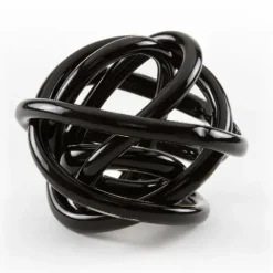 Marie Dumas Black Glass Knot - Large