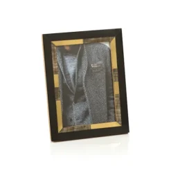 Marie Dumas Black Horn & Brass 5x7 Frame