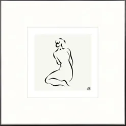 Marie Dumas Black Ink Femme Print IV