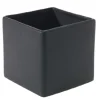 Marie Dumas Black Matte Square Planter