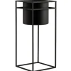 Marie Dumas Black Metal Large Pot Planter