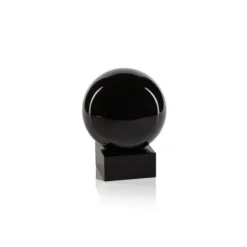 Marie Dumas Black Serene Orb on Base