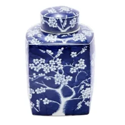 Marie Dumas Blue & White Ciruela Tea Jar