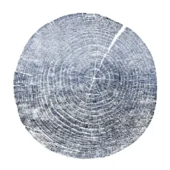 Marie Dumas Blue Cross Cut Print II