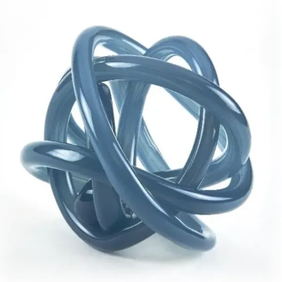 Marie Dumas Blue Glass Knot - Large