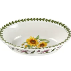 Marie Dumas Botanical Garden Sunflower Oval Pie Dish