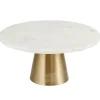 Marie Dumas Brass and Marble Cake Stand