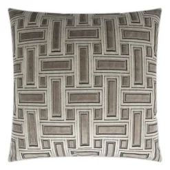 Marie Dumas Britt Square Brown Pillow