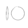 Marie Dumas Bronzallure Big Silver Hoop Earrings
