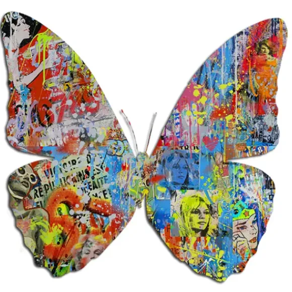 Marie Dumas Butterfly Popart Wall Art