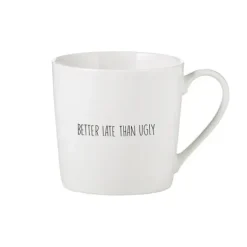 Marie Dumas Cafe Mug - Better Late Than Ugly