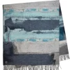 Marie Dumas Cashmink Blue Hues Throw