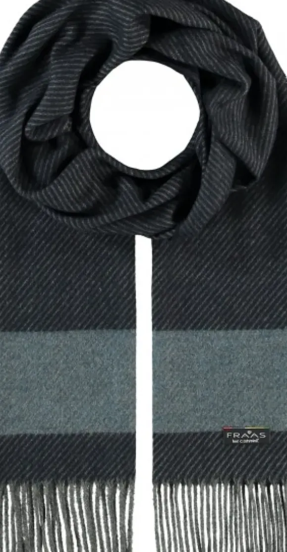 Marie Dumas Cashmink Horizontal Stripe Scarf