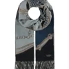 Marie Dumas Cashmink Scarf - Chain Pattern
