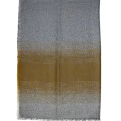 Marie Dumas Cashmink Throw Boucle Grey Ombre