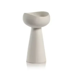 Marie Dumas Ceramic Dual Pillar & Taper Holder