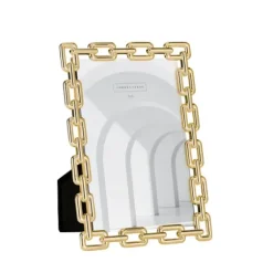 Marie Dumas Chain Link Gold 4x6 Picture Frame