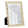 Marie Dumas Chain Link Gold 5x7 Picture Frame