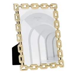 Marie Dumas Chain Link Gold 5x7 Picture Frame