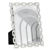 Marie Dumas Chain Link Silver 5x7 Picture Frame
