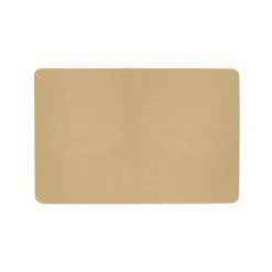 Marie Dumas Champagne Faux Leather Rectangle Placemat