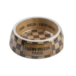 Marie Dumas Checker Chewy Vuiton Bowl