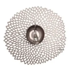 Marie Dumas Chilewich Dahlia Gunmetal Placemat